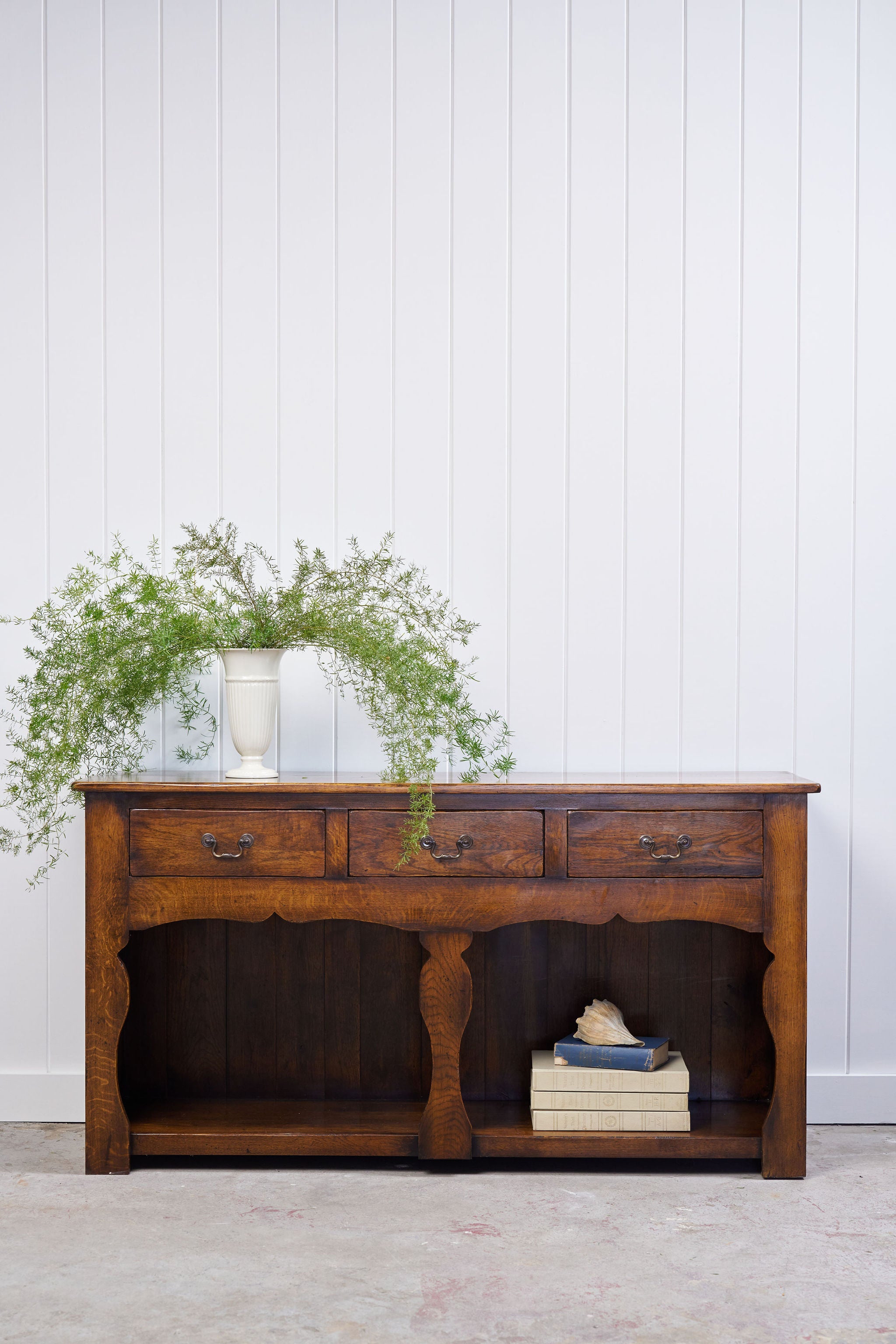 Solid English Oak Buffet / Console