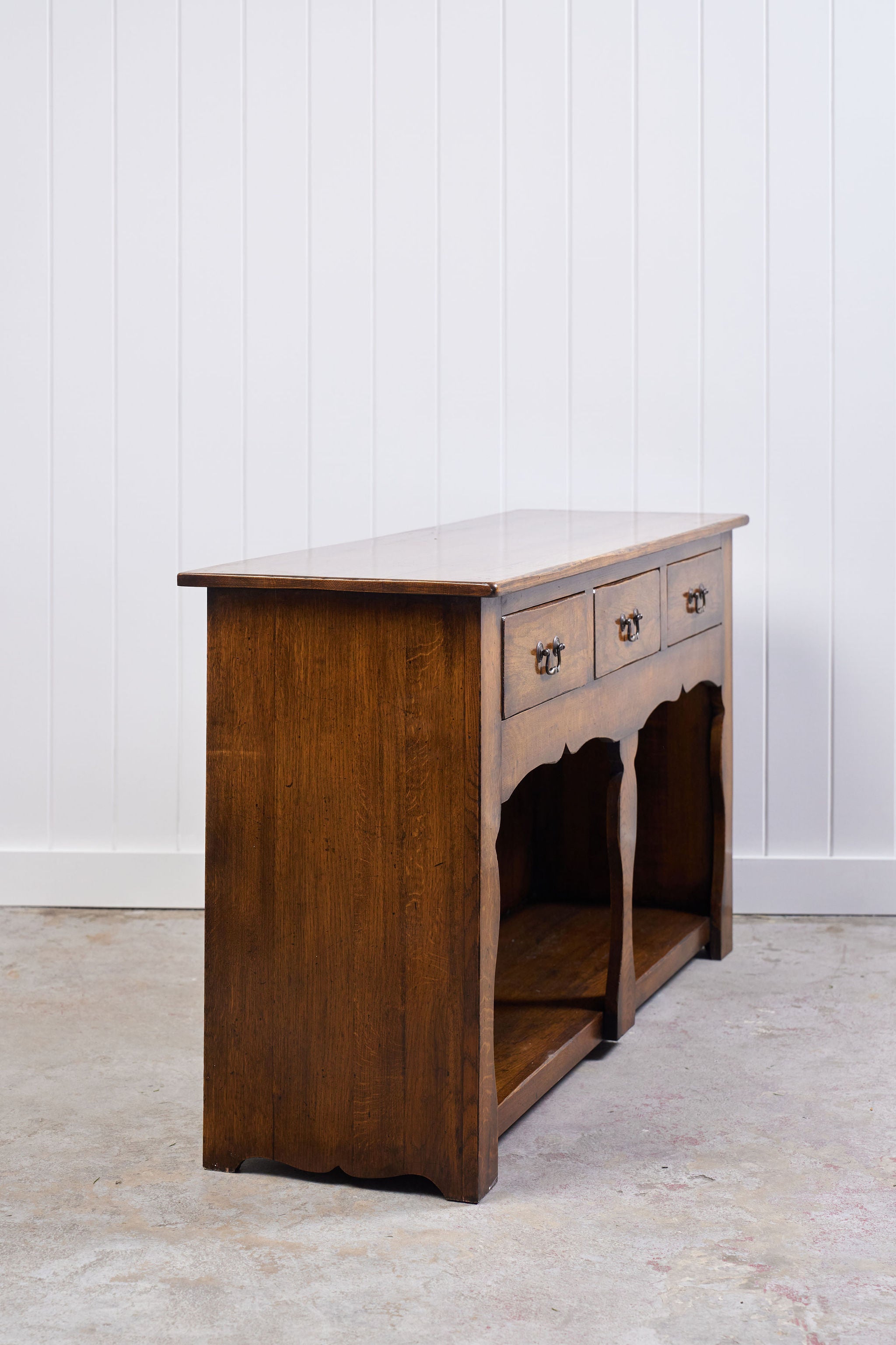 Solid English Oak Buffet / Console