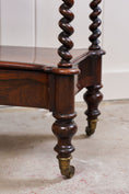 Load image into Gallery viewer, William IV Early 19th Century Rosewood Three-Tier Whatnot with Brass Gallery
