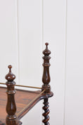 Load image into Gallery viewer, William IV Early 19th Century Rosewood Three-Tier Whatnot with Brass Gallery

