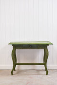 Load image into Gallery viewer, Charming European Green Painted Table
