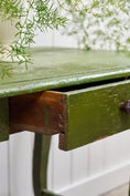 Load image into Gallery viewer, Charming European Green Painted Table
