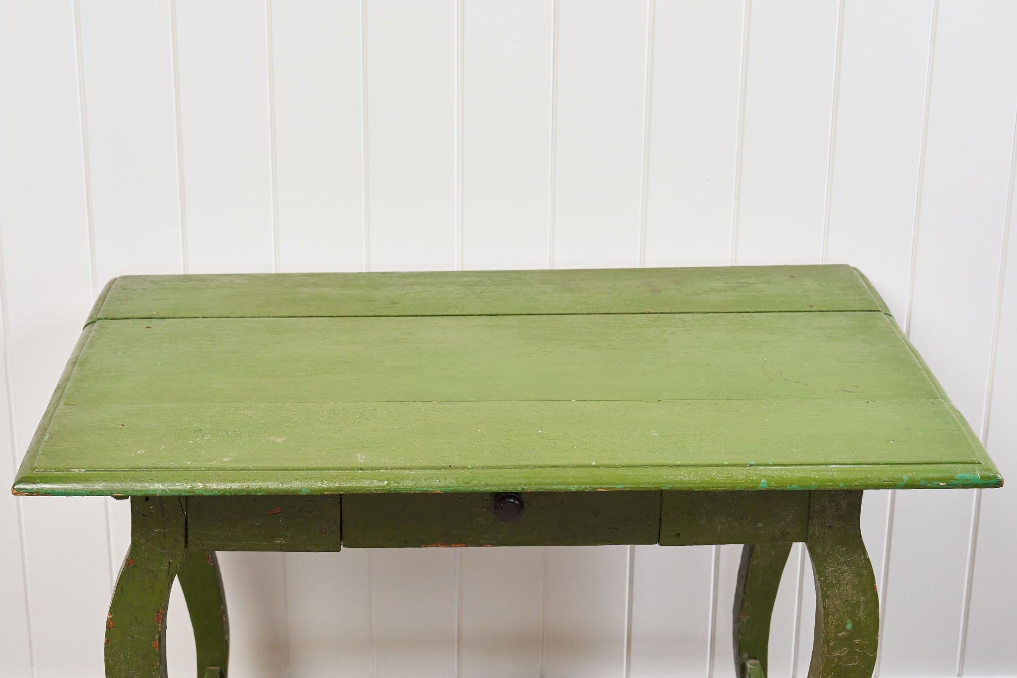 Charming European Green Painted Table