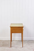 Load image into Gallery viewer, 19th Century Blonde Oak Lift-Top Desk with Green Leather Top
