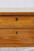 Load image into Gallery viewer, 19th Century Blonde Oak Lift-Top Desk with Green Leather Top
