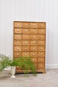 Load image into Gallery viewer, Antique English Pine Apothecary Cabinet with 32 Drawers (c. 1860)
