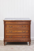 Load image into Gallery viewer, 19th Century French Secretary with Marble Top by CH Jeanselme
