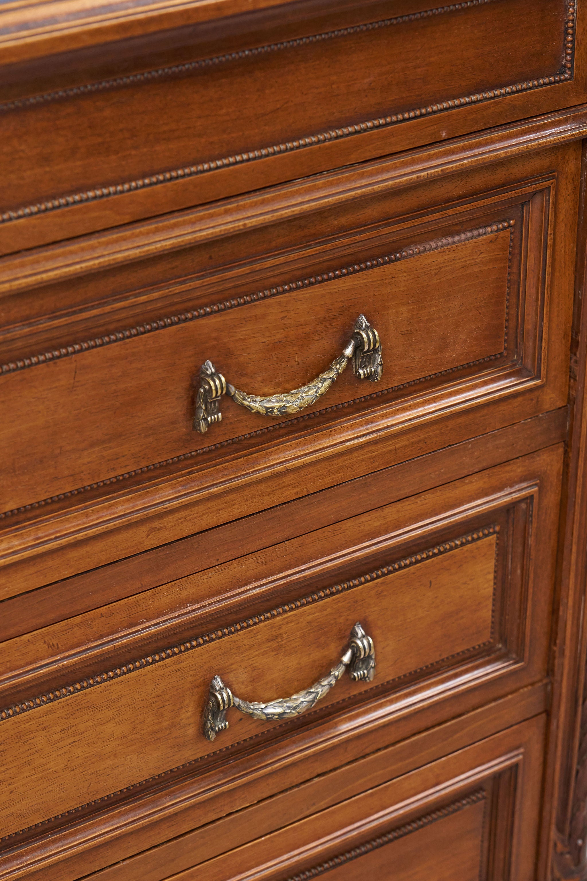 19th Century French Secretary with Marble Top by CH Jeanselme
