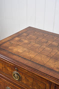 Load image into Gallery viewer, 18th Century Large English Oyster Cut Chest of Drawers on Bracket Feet
