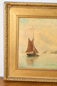 Load image into Gallery viewer, George Stanfield Walters (English, 1838-1924) Signed Study of Boats Oil On Canvas
