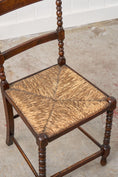 Load image into Gallery viewer, Petite Bobbin Chair with Rush Seat
