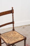 Load image into Gallery viewer, Petite Bobbin Chair with Rush Seat
