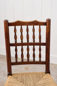 Load image into Gallery viewer, English Oak Spindle Back Chair with Rush Seat
