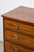 Load image into Gallery viewer, 19th Century English Mahogany 4-Drawer Chest with Ring Pulls (c. 1880)

