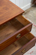 Load image into Gallery viewer, 19th Century English Mahogany 4-Drawer Chest with Ring Pulls (c. 1880)
