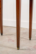 Load image into Gallery viewer, French Parquet Demilune Card Table (c. 1900)
