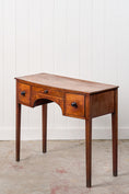 Load image into Gallery viewer, 19th Century Three Drawer Mahogany Bowfront Dressing Table
