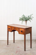 Load image into Gallery viewer, 19th Century Three Drawer Mahogany Bowfront Dressing Table
