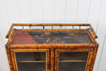 Load image into Gallery viewer, Antique Victorian Tiger Bamboo Glazed Bookcase Cabinet (c. 1870)
