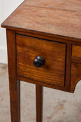 Load image into Gallery viewer, 19th Century Three Drawer Mahogany Bowfront Dressing Table

