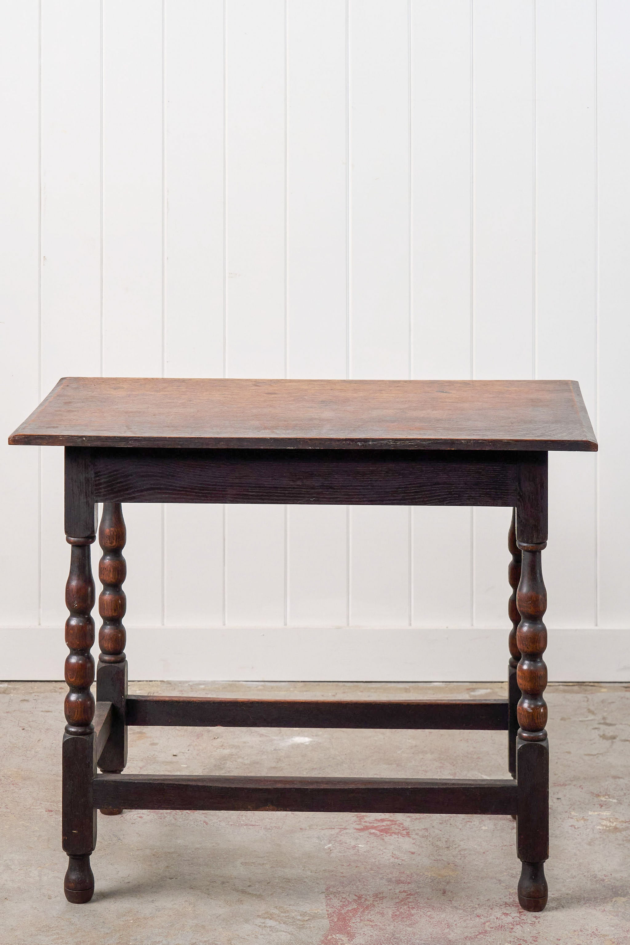 19th Century Oak Bobbin Side Table