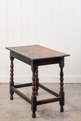 Load image into Gallery viewer, 19th Century Oak Bobbin Side Table
