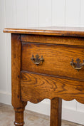 Load image into Gallery viewer, 19th Century English Oak Dresser Base/Console With Scalloped Apron
