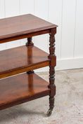 Load image into Gallery viewer, 19th Century English Mahogany Trolley on Casters
