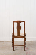 Load image into Gallery viewer, Antique English Oak Carved Back Chair
