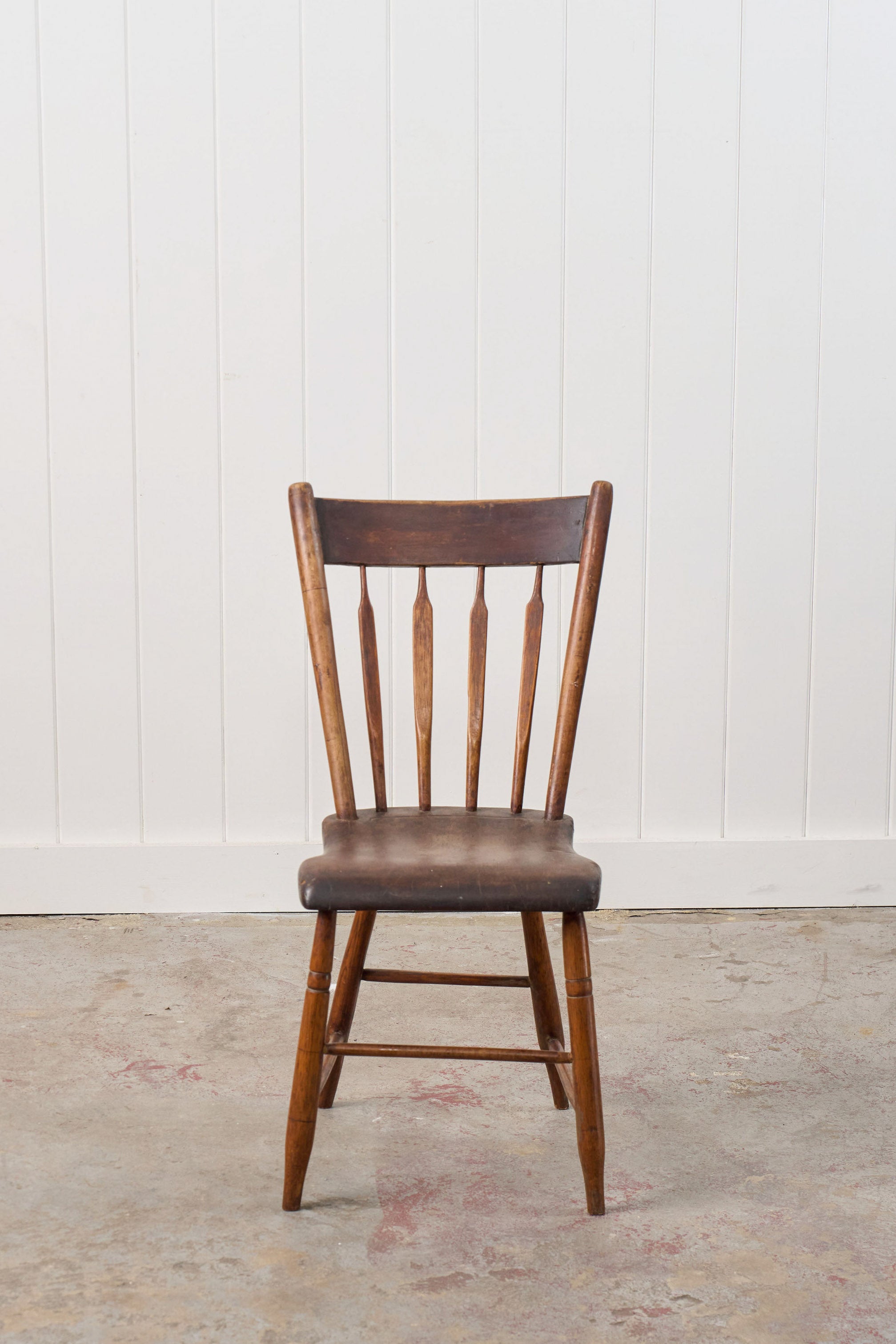 Antique Primitive 19th Century Handmade Farmhouse Plank Seat