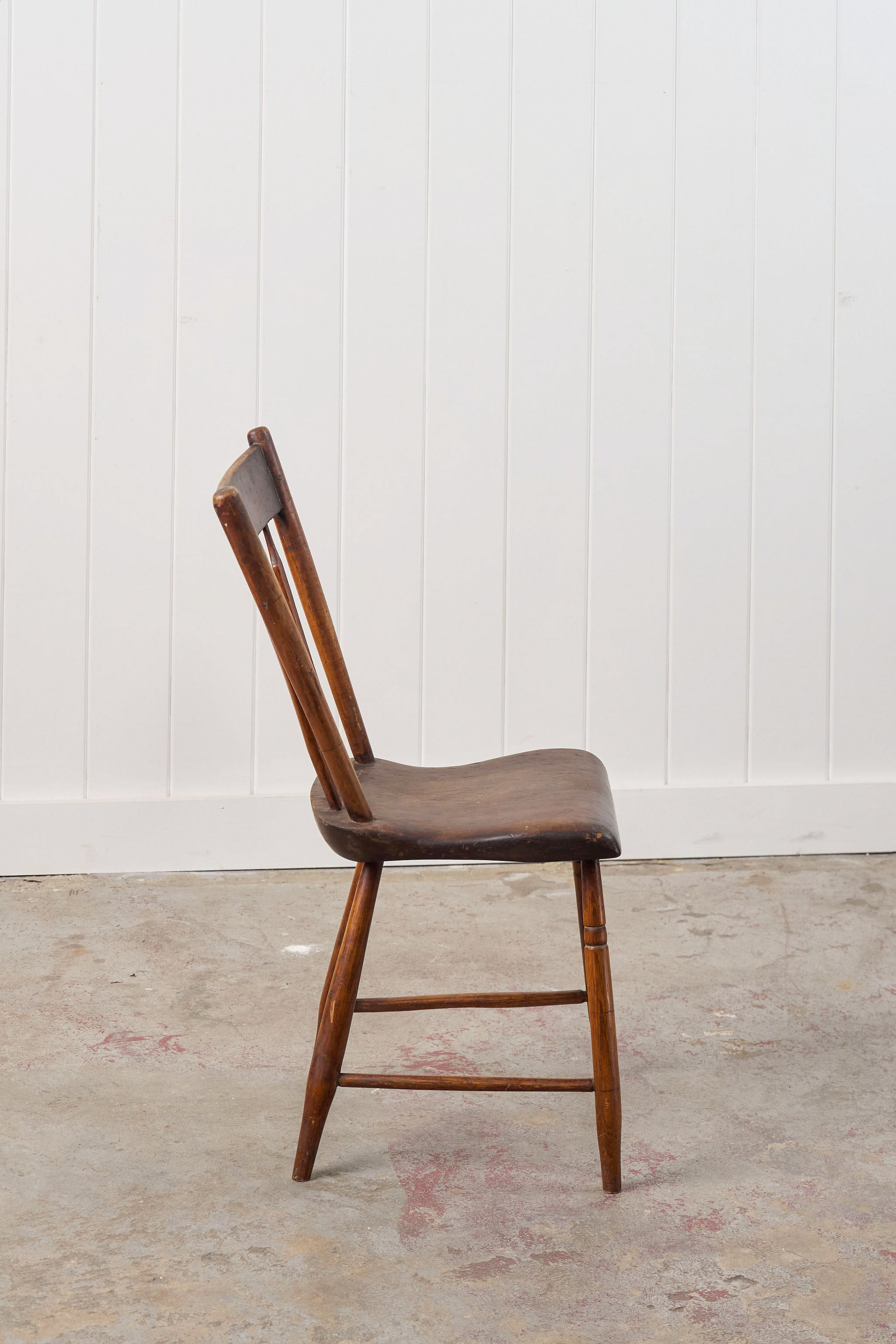 Antique Primitive 19th Century Handmade Farmhouse Plank Seat