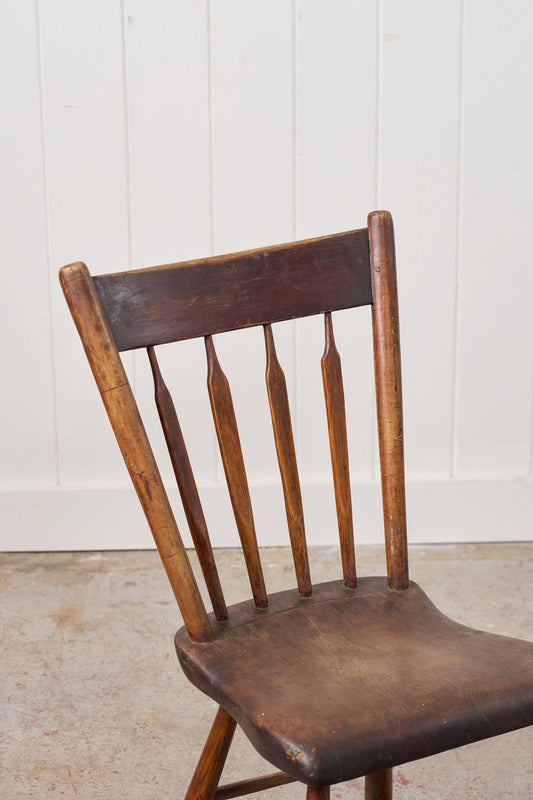 Antique Primitive 19th Century Handmade Farmhouse Plank Seat