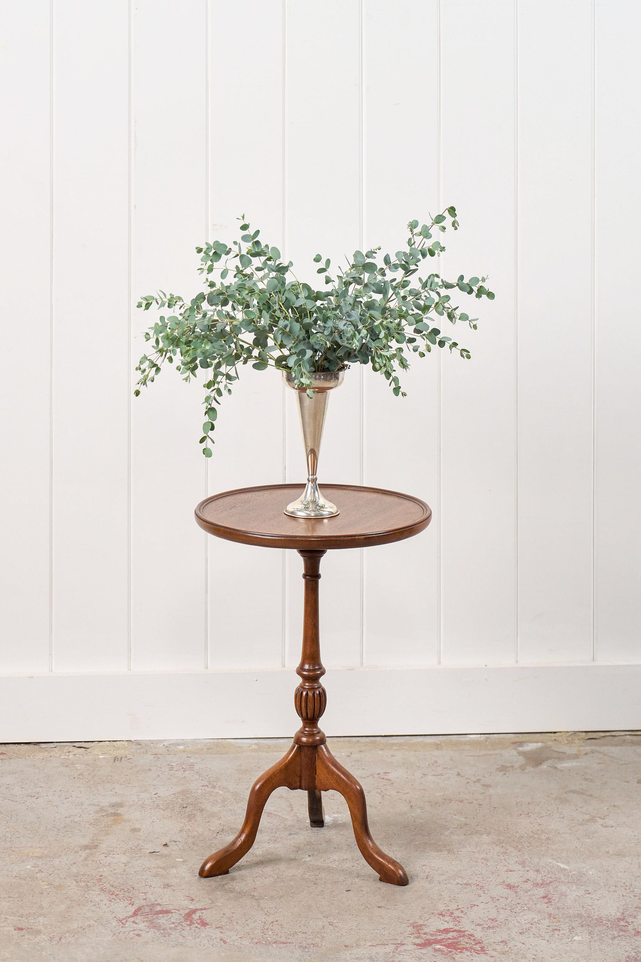 Edwardian Petite Wine Table w/ Lip