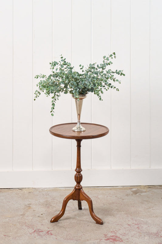 Edwardian Petite Wine Table w/ Lip