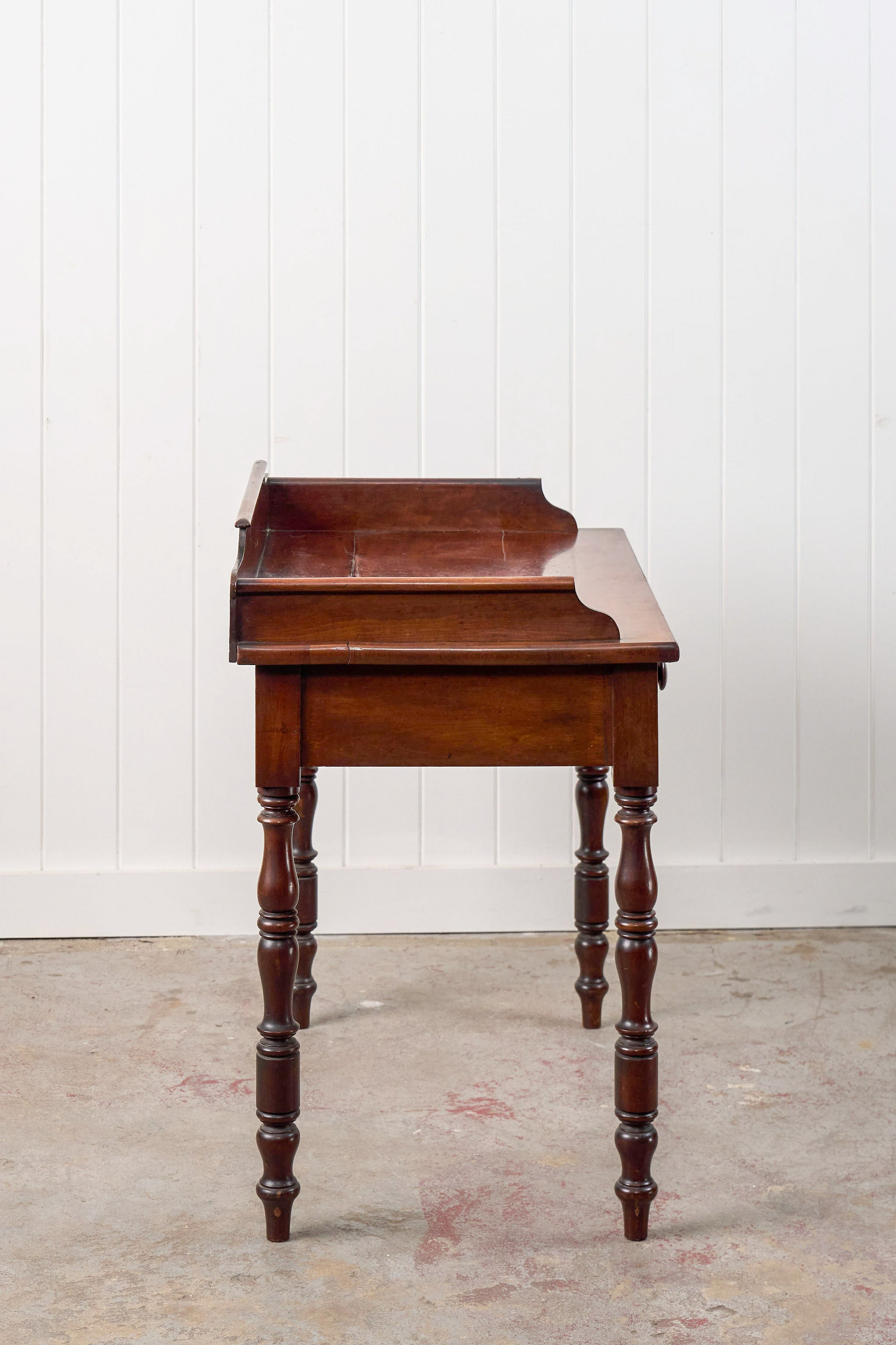 19th Century 2-Drawer Mahogany Desk/Wash Stand