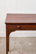 Load image into Gallery viewer, Victorian Single Drawer Side Table/Desk With Wooden Knobs
