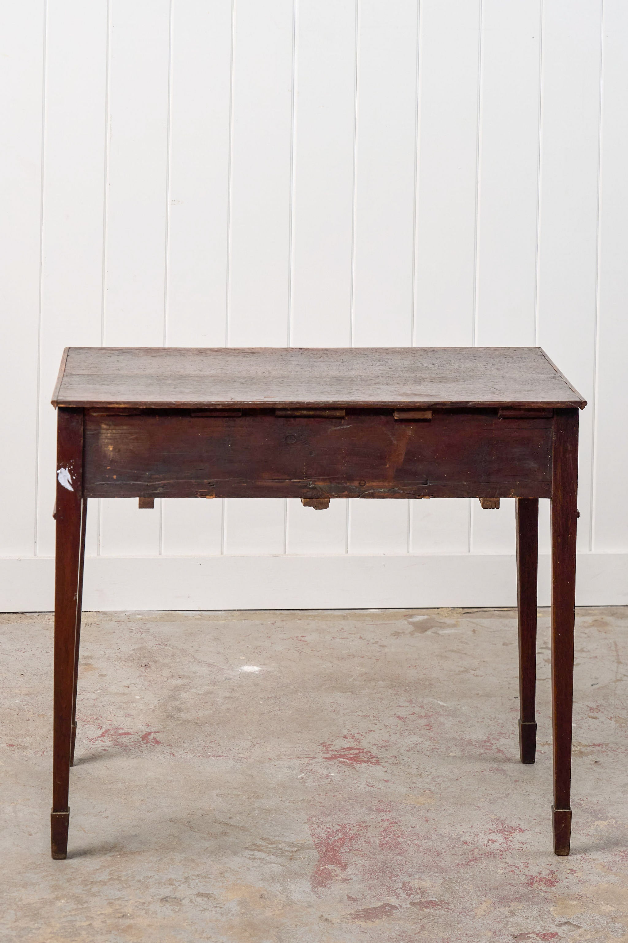 Early 19th Century Oak Three-Drawer Side Table