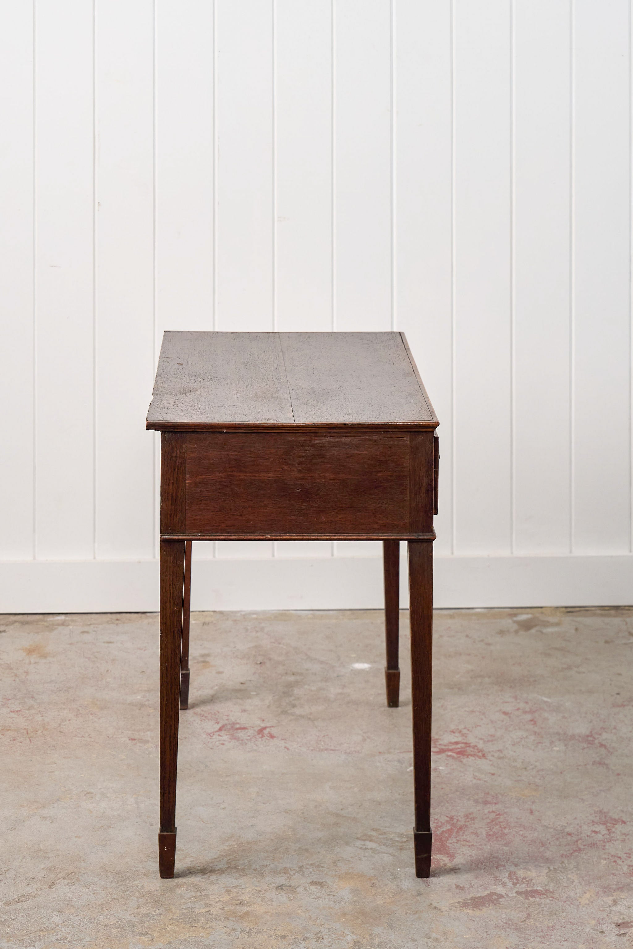Early 19th Century Oak Three-Drawer Side Table
