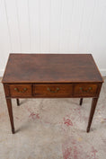 Load image into Gallery viewer, Early 19th Century Oak Three-Drawer Side Table

