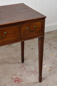 Load image into Gallery viewer, Early 19th Century Oak Three-Drawer Side Table
