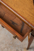 Load image into Gallery viewer, Edwardian Mahogany Envelope Card Table with Cross Banded Edge
