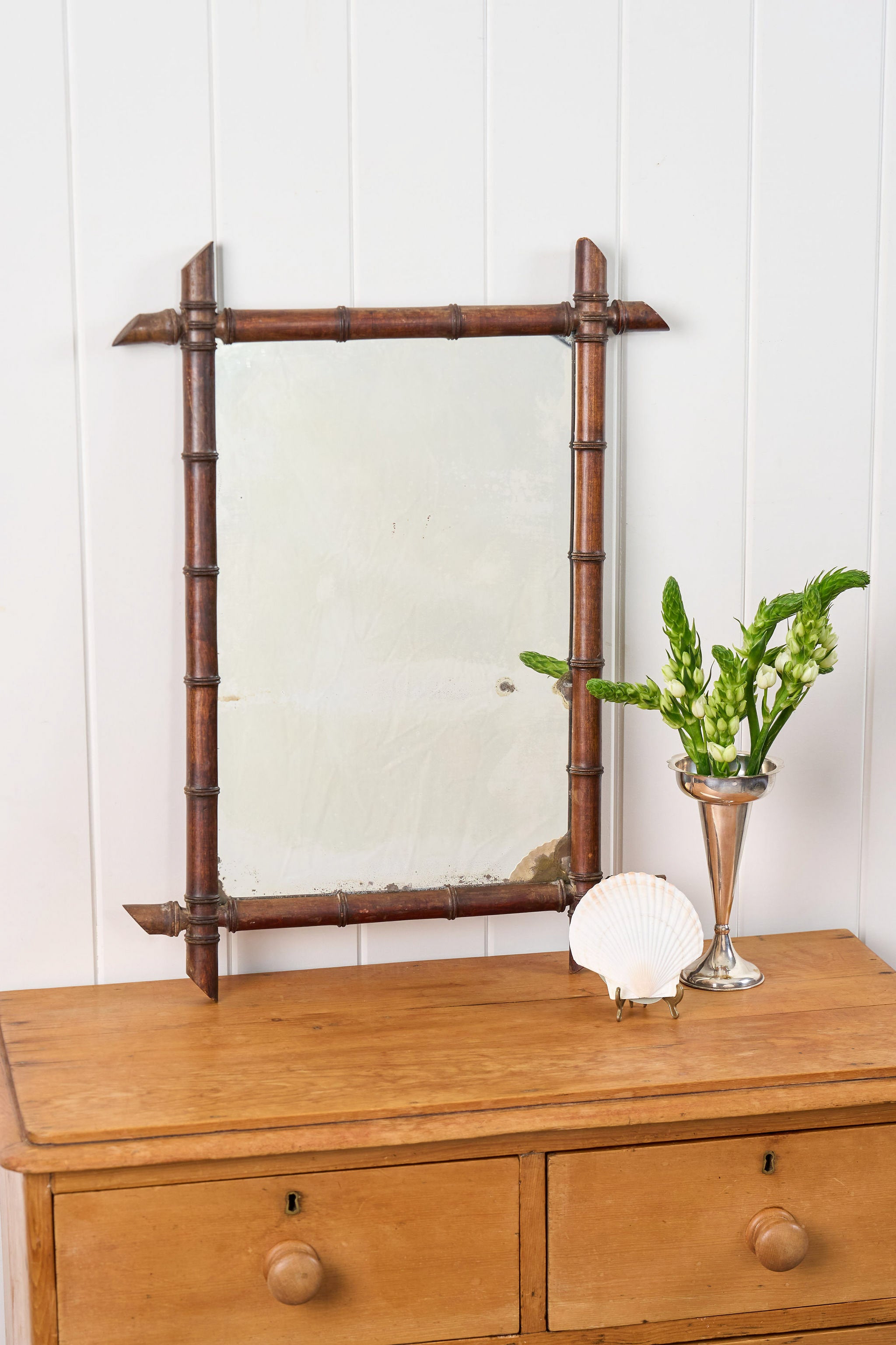 French Bamboo Mirror | No. 7