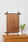 Load image into Gallery viewer, French Faux Bamboo Mirror with Heavy Foxing | No. 3
