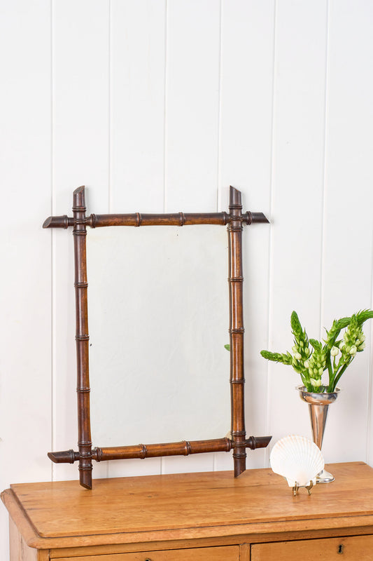 French Faux Bamboo Mirror | No. 2
