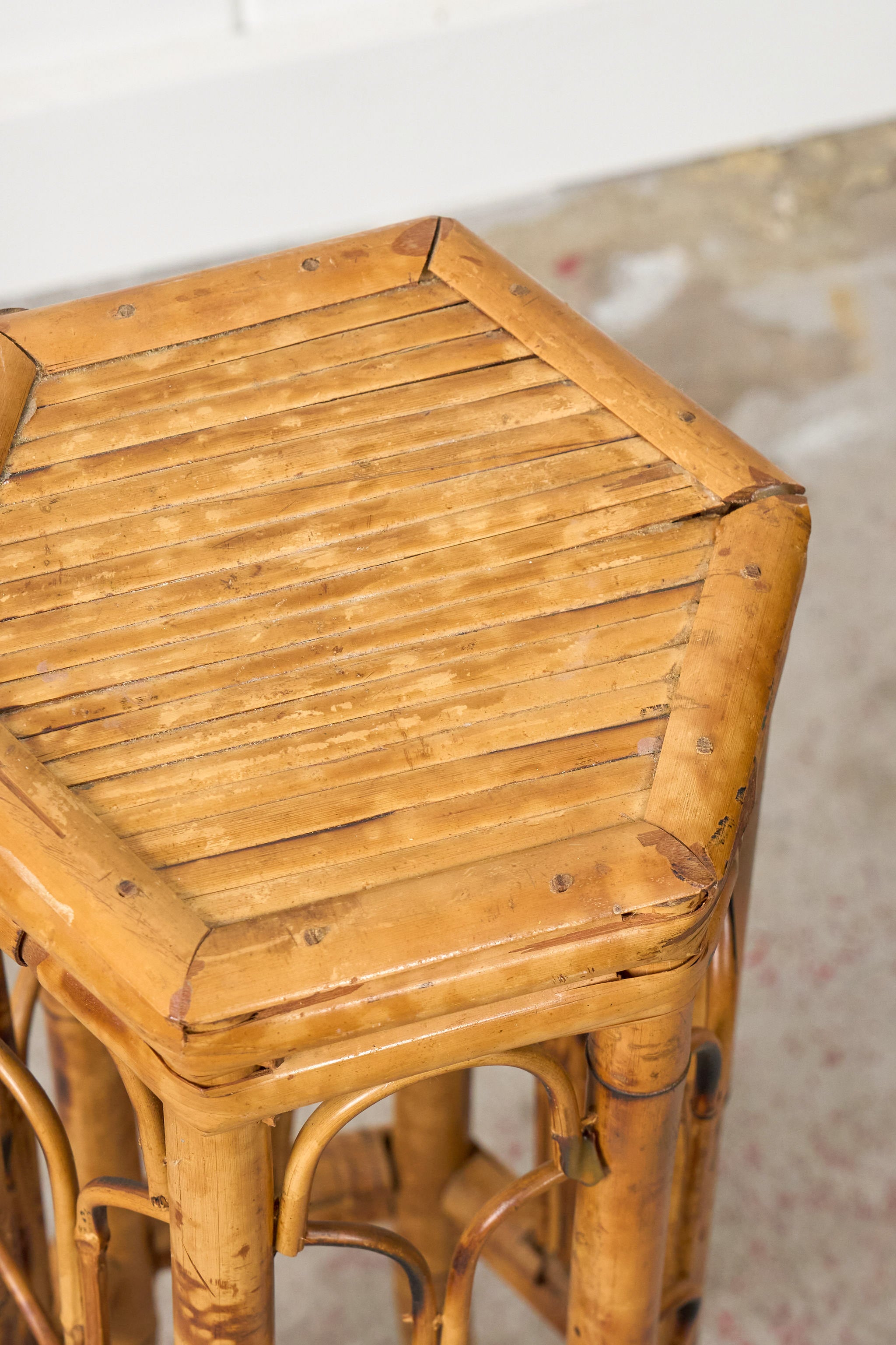 Burnt Bamboo Stand