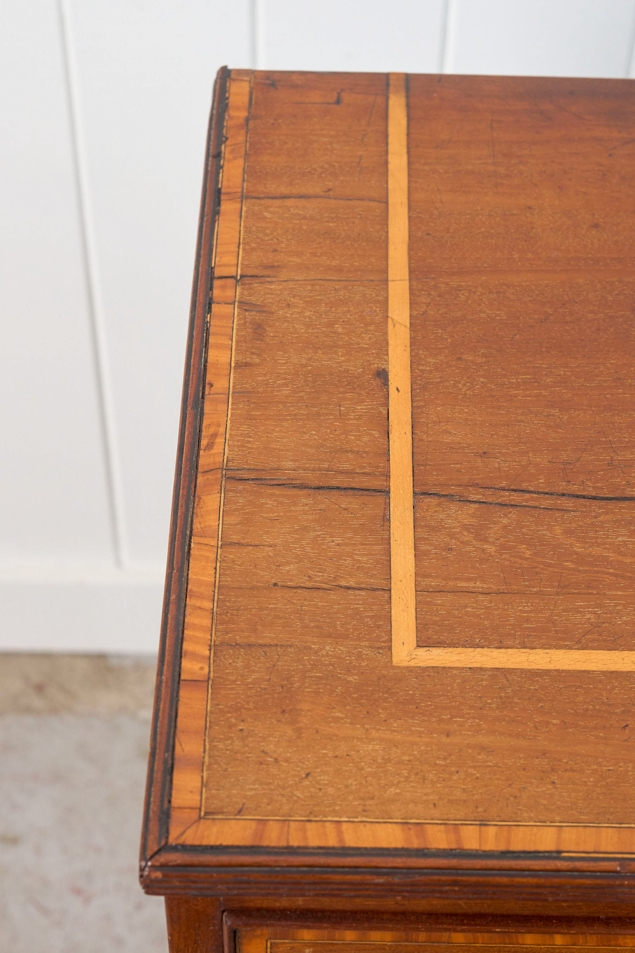 19th Century Flat Front Mahogany Chest