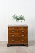 Load image into Gallery viewer, Early Georgian Two Over Three Mahogany Chest Of Drawers/Bedside
