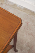 Load image into Gallery viewer, Edwardian Two-Tier Straight Bevel Side Table
