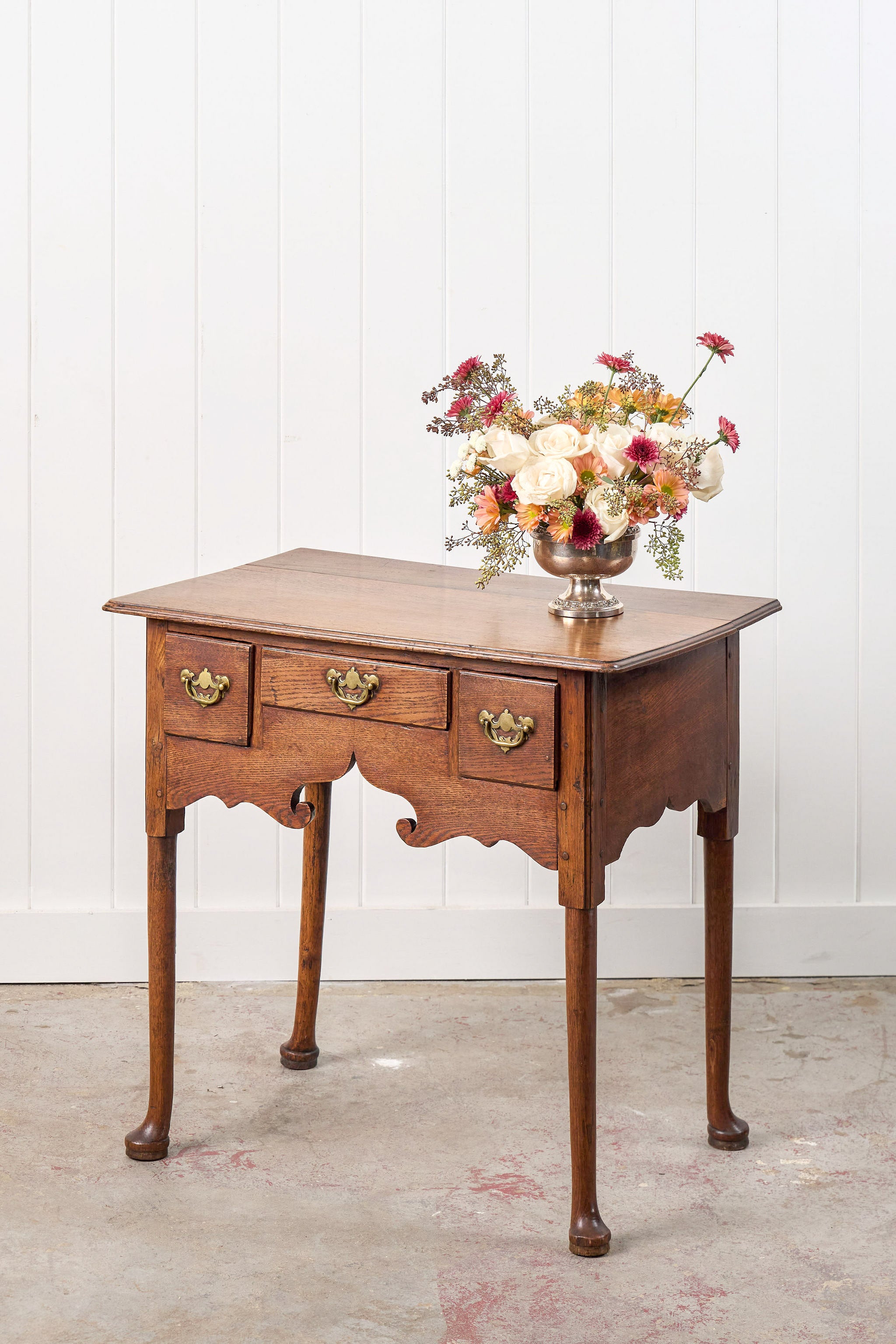 Georgian Period Oak Lowboy