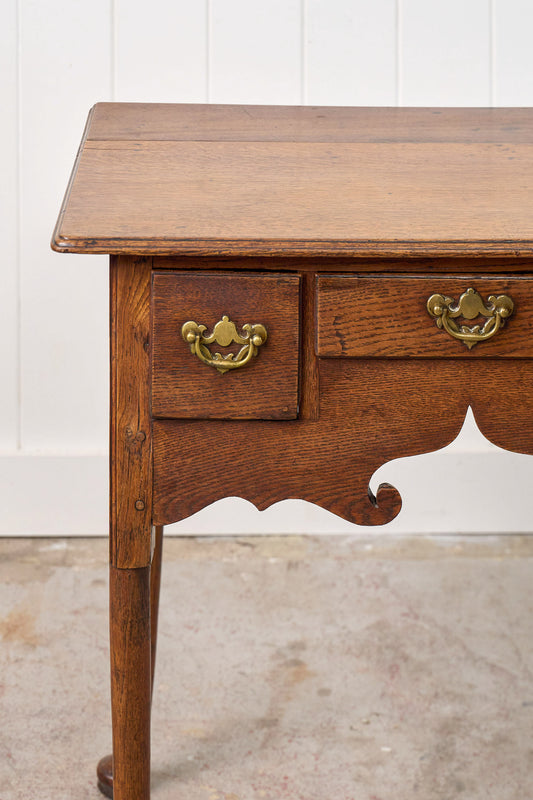 Georgian Period Oak Lowboy